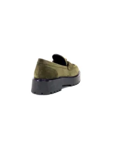 Ivoire0351a Ivoire 7325177 Daim Vert*Femme Mocassins