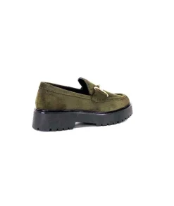 Ivoire0351a Ivoire 7325177 Daim Vert*Femme Mocassins