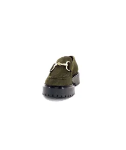 Ivoire0351a Ivoire 7325177 Daim Vert*Femme Mocassins