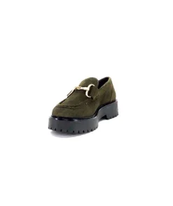 Ivoire0351a Ivoire 7325177 Daim Vert*Femme Mocassins