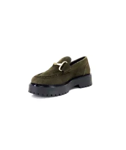 Ivoire0351a Ivoire 7325177 Daim Vert*Femme Mocassins
