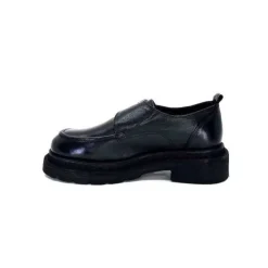 cashka / fatih ustundag Ivoire 3265-3315 Eva Cuir Noir*Femme Mocassins
