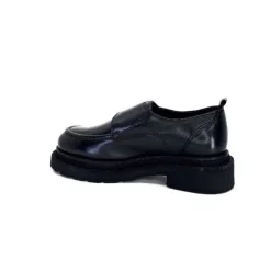 cashka / fatih ustundag Ivoire 3265-3315 Eva Cuir Noir*Femme Mocassins