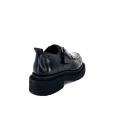 cashka / fatih ustundag Ivoire 3265-3315 Eva Cuir Noir*Femme Mocassins