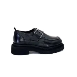 cashka / fatih ustundag Ivoire 3265-3315 Eva Cuir Noir*Femme Mocassins