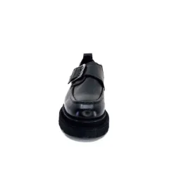 cashka / fatih ustundag Ivoire 3265-3315 Eva Cuir Noir*Femme Mocassins