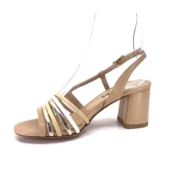 Ivoire0315a Ivoire 037 F70 Riv Cuir Nude*Femme Sandales