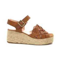 Kanna Ivoire 22071 Fiore Cuir Marron*Femme Plateformes