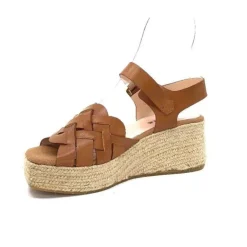 Kanna Ivoire 22071 Fiore Cuir Marron*Femme Plateformes