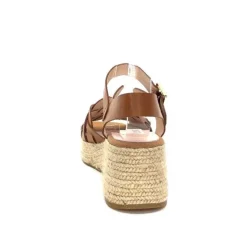 Kanna Ivoire 22071 Fiore Cuir Marron*Femme Plateformes