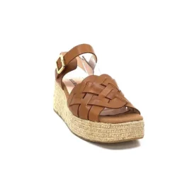 Kanna Ivoire 22071 Fiore Cuir Marron*Femme Plateformes