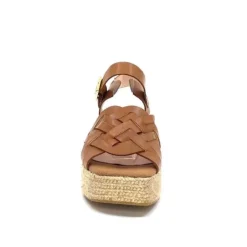 Kanna Ivoire 22071 Fiore Cuir Marron*Femme Plateformes