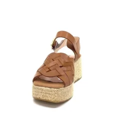 Kanna Ivoire 22071 Fiore Cuir Marron*Femme Plateformes