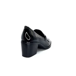 Ivoire0236a Ivoire 78006 Fortunato Cuir Vernis Noir*Femme Mocassins