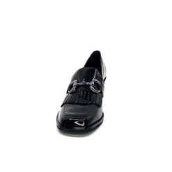 Ivoire0236a Ivoire 78006 Fortunato Cuir Vernis Noir*Femme Mocassins