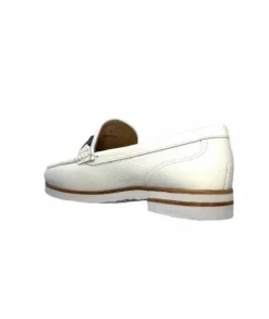Ivoire0236a Ivoire 50686 Gravanni Cuir Blanc*Femme Mocassins