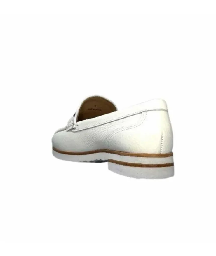 Ivoire0236a Ivoire 50686 Gravanni Cuir Blanc*Femme Mocassins