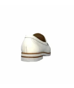 Ivoire0236a Ivoire 50686 Gravanni Cuir Blanc*Femme Mocassins