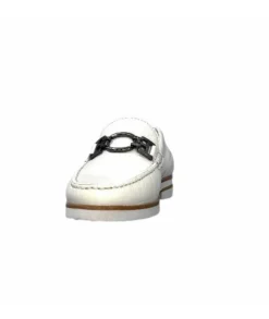 Ivoire0236a Ivoire 50686 Gravanni Cuir Blanc*Femme Mocassins