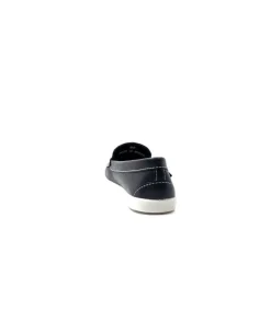 Ivoire0236a Ivoire 3456 Havana Cuir Bleu*Femme Mocassins