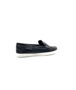 Ivoire0236a Ivoire 3456 Havana Cuir Bleu*Femme Mocassins