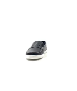 Ivoire0236a Ivoire 3456 Havana Cuir Bleu*Femme Mocassins