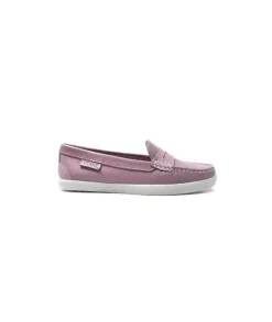 Ivoire0236a Ivoire 3456 Havana Cuir Lilas*Femme Mocassins