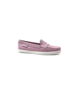 Ivoire0236a Ivoire 3456 Havana Cuir Lilas*Femme Mocassins