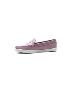 Ivoire0236a Ivoire 3456 Havana Cuir Lilas*Femme Mocassins