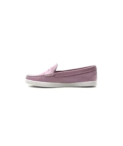 Ivoire0236a Ivoire 3456 Havana Cuir Lilas*Femme Mocassins