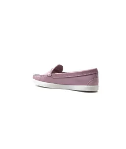 Ivoire0236a Ivoire 3456 Havana Cuir Lilas*Femme Mocassins