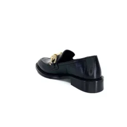 cashka / fatih ustundag Ivoire 3291 Ilay Cuir Noir*Femme Mocassins