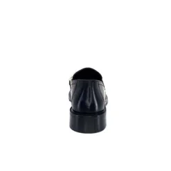 cashka / fatih ustundag Ivoire 3291 Ilay Cuir Noir*Femme Mocassins