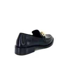 cashka / fatih ustundag Ivoire 3291 Ilay Cuir Noir*Femme Mocassins