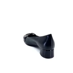 Ivoire0130a Ivoire 944947 Iv Cuir Vernis Noir*Femme Ballerines