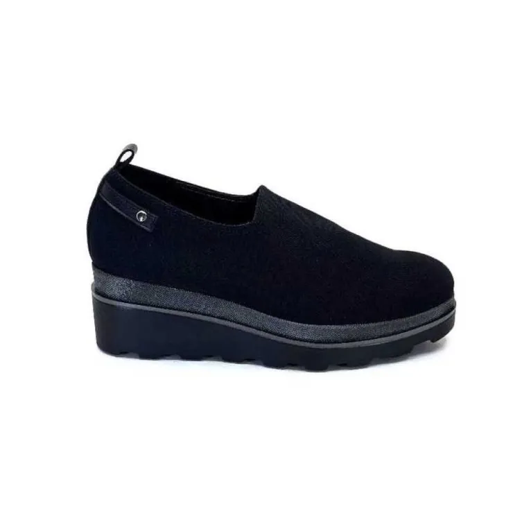 Ivoire0130a Ivoire 853620 Iv Textile Noir*Femme Baskets