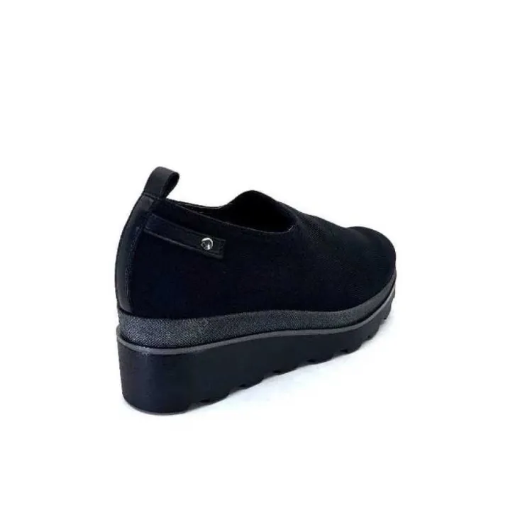 Ivoire0130a Ivoire 853620 Iv Textile Noir*Femme Baskets