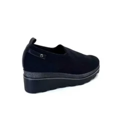 Ivoire0130a Ivoire 853620 Iv Textile Noir*Femme Baskets