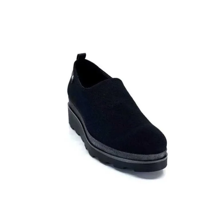 Ivoire0130a Ivoire 853620 Iv Textile Noir*Femme Baskets