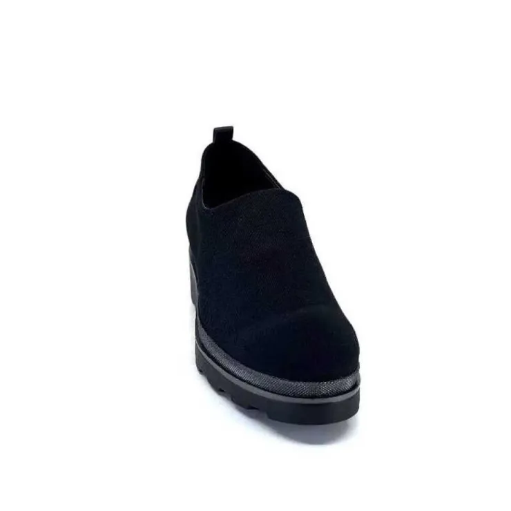 Ivoire0130a Ivoire 853620 Iv Textile Noir*Femme Baskets