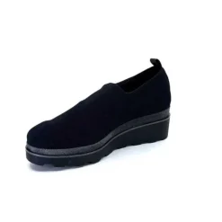 Ivoire0130a Ivoire 853620 Iv Textile Noir*Femme Baskets
