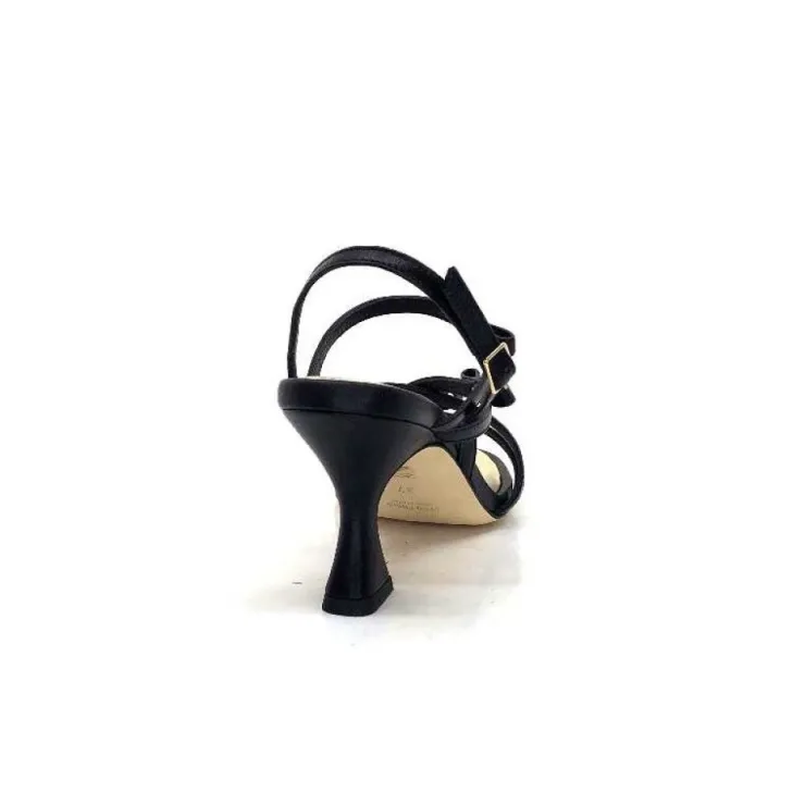 Ivoire0551 Ivoire 2147 Lia Cuir Noir*Femme Sandales