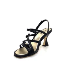 Ivoire0551 Ivoire 2147 Lia Cuir Noir*Femme Sandales