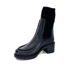cashka / fatih ustundag Ivoire 6131 Livv Cuir Noir*Femme Bottines