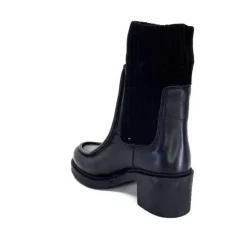 cashka / fatih ustundag Ivoire 6131 Livv Cuir Noir*Femme Bottines