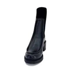 cashka / fatih ustundag Ivoire 6131 Livv Cuir Noir*Femme Bottines