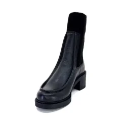 cashka / fatih ustundag Ivoire 6131 Livv Cuir Noir*Femme Bottines