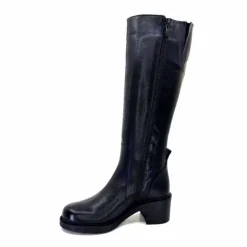 cashka / fatih ustundag Ivoire 5282 Livv Cuir Noir*Femme Bottes