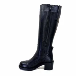 cashka / fatih ustundag Ivoire 5282 Livv Cuir Noir*Femme Bottes