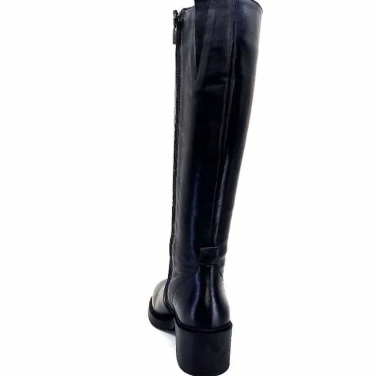 cashka / fatih ustundag Ivoire 5282 Livv Cuir Noir*Femme Bottes